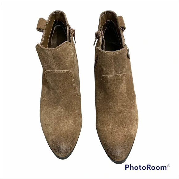 Women’s Pointed Toe Block Heel Ankle Boots size 5 - Picture 3 of 13